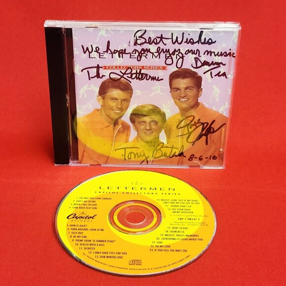 The Lettermen Collectors Series CD 1992 Signed - Picture 7 of 8